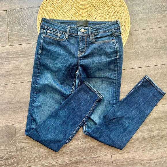 Vince Skinny Mid Rise Dark Jean size 25 - Picture 2 of 4